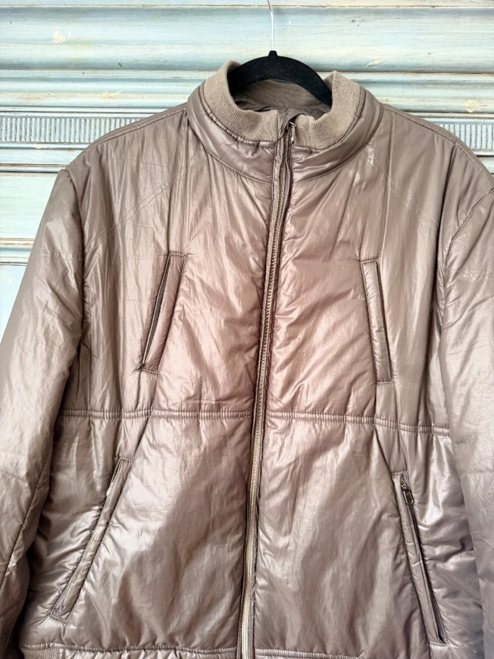 Belstaff Men's Puffer Jacket in Taupe Color Size XL